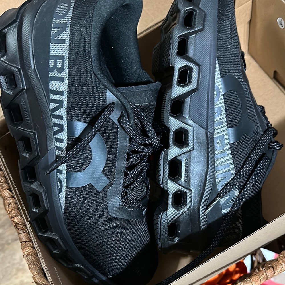 On Running Men's Black Shoes